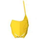 Startnummerntafel für Motorräder gelb