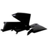 Kühlerabdeckung schwarz Satz passend für: KTM EXC