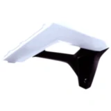 Kühlerabdeckung weiß / schwarz Satz passend für: Sherco SE, SEF, SCF