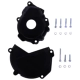 Kupplung/Zündungsdeckel Protektor schwarz Satz passend für: Husqvarna FC