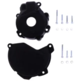 Kupplung/Zündungsdeckel Protektor schwarz Satz passend für: Husqvarna FE