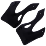 Kühlerabdeckung schwarz Satz passend für: Kawasaki KX 7163479