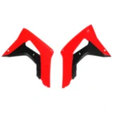 Kühlerabdeckung rot Satz passend für: Honda CRF