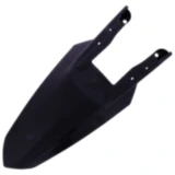 Schwarzes Schutzblech für Motorräder