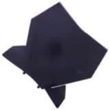 Startnummerntafel grau für Motorräder