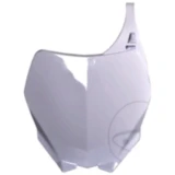 Startnummerntafel in Weiß für Motorräder