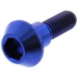 Schraube Bremsscheibe Titan JMP M6X1.00 mm 20 mm blau