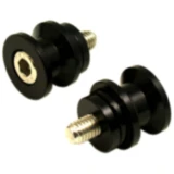 Aluminium Aufnahmehülse M8 schwarz für Motorrad