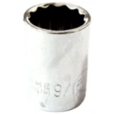 Stecknuss 12-Kant 9/16" für 3/8" Antrieb