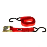 Zurrgurt 25 mm/4.5 Meter mit Klemmschloss und S-Haken für Motorräder