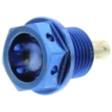 Ölablassschraube magnetisch JMP Bolt M14X1. 25 mm 12 mm Titan blau passend für: Suzuki AN, UH, DR