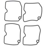 Schwimmerkammerdichtung Tourmax Inhalt 4 Stück passend für: Kawasaki VN, W, KVF