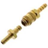 Schnelltrennkupplung für 6 mm Kraftstoffschlauch aus Messing