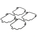 Schwimmerkammerdichtung Tourmax Inhalt 4 Stück passend für: Yamaha YFM 7241809