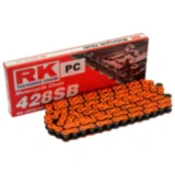 RK Standardkette neonorange 428SB Meter pro Kettenglied ohne Schloss