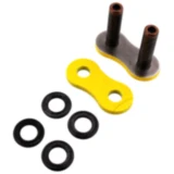 RK Hohlnietschloss für Motorräder gelb 525 XSO