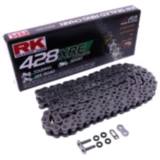 RK XW - Ringkette 428XRE/128 Kette offen mit Clipschloss passend für: Motorhispania Duna, RX, MH7