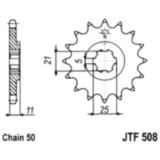 Ritzel 15Z Teilung 530 grobverzahnt 6 Innendurchmesser 21/25 passend für: Kawasaki H1, H2, KH, S1
