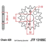 Racing - Ritzel 15Z Teilung 420 feinverzahnt Innendurchmesser 18/20 passend für: Honda CRF