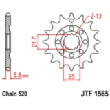 Racing - Ritzel 14Z Teilung 520 feinverzahnt Innendurchmesser 21. 6/25 passend für: Kawasaki KX, KLX