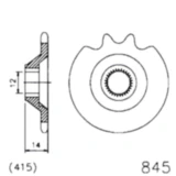 Ritzel 11Z Teilung 415 feinverzahnt Innendurchmesser 12/13 passend für: Zündapp CS, C, CX