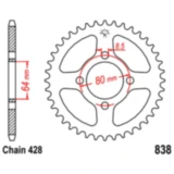 Kettenrad 42Z Teilung 428 Innendurchmesser 064 Lochkreis 080 passend für: SYM XS
