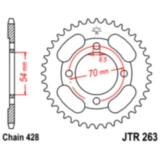Kettenrad 34Z Teilung 428 Innendurchmesser 054 Lochkreis 070 passend für: FKM FK12