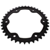 Kettenrad 38 Zähne 525 Teilung schwarz für Motorräder