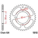 Kettenrad 36Z Teilung 520 Innendurchmesser 064 Lochkreis 080 passend für: Aeon Cobra, Overland