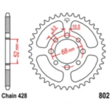 Kettenrad 42Z Teilung 428 Innendurchmesser 052 Lochkreis 068 passend für: Suzuki RV, TS, GT, RM