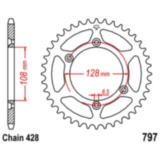 Kettenrad 57Z Teilung 428 Innendurchmesser 108 Lochkreis 128 passend für: Suzuki DR - Z