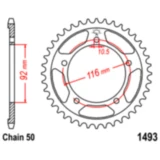 Kettenrad 41Z Teilung 530 Innendurchmesser 092 Lochkreis 116 passend für: Kawasaki ZZR