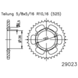 Kettenrad 41Z Teilung 525 Innendurchmesser 136 Lochkreis 160 passend für: Sachs Roadster