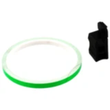 Felgenrandaufkleber mit Applikator - grün fluoreszierend