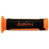 Griffgummi A350 schwarz/orange für Motorräder D.22/26mm offen