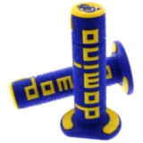 Griffgummi A360 blau/gelb für Motorräder D.22/26mm geschlossen