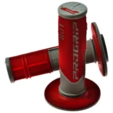 Griffgummi 801 grau/rot für MX/Scooter