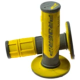 Griffgummi 801 grau/gelb für MX/Scooter