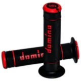 Domino Griffgummi schwarz/rot geschlossen D.22/26mm
