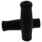 Griffgummi anatomisch schwarz für Motorräder