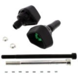 Anbausatz + Pad Evotech grün passend für: Kawasaki Ninja