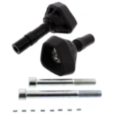 Anbausatz + Crashpad Evotech silber für Motorräder