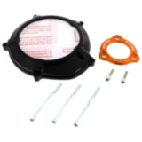 Kupplungsdeckel Set Evotech schwarz/orange