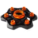 Ruckdämpfer Halter Kit Evotech schwarz/orange/orange