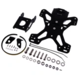 Nummernschildhalter in Schwarz für Motorräder