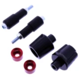 Lenkerenden Alu Daytona schwarz/rot, passend für verschiedene Modelle