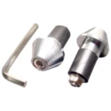 Lenkerenden Aluminium silber 13 mm JMP