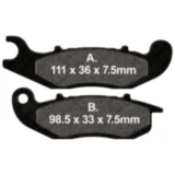 Bremsklotz Sinter R EBC Alternative: 7870148 passend für: AJP PR3, PR4, PR5