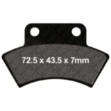 Bremsklotz Sinter R EBC passend für: Polaris Sportsman, Outlaw, Trail Boss