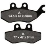 Bremsklotz Standard EBC passend für: Rieju RS - 3, RS - 2, NKD